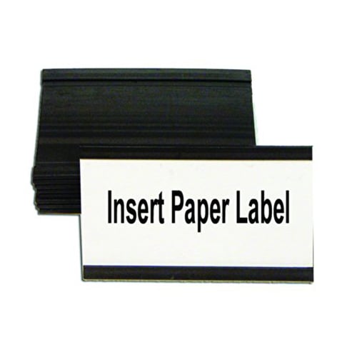 MasterVision Black Magnetic Data Cards