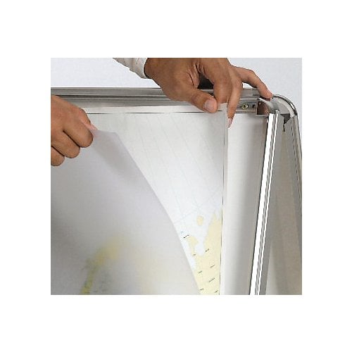 MasterVision Black Two-Sided Wet Erase Poster and Sign Board Stand