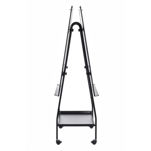 MasterVision Creation Station Mobile Easel (41.7" x 29.5" Two-Sided Dry-Erase Magnetic Steel)
