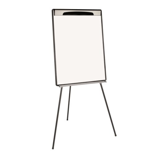 MasterVision Design Tripod Presentation Easel with Extension Arms (Magnetic Steel Gold Ultra Dry Erase)