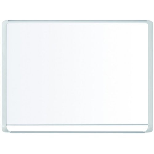 MasterVision Magnetic Gold Ultra 36" x 48" Whiteboard with  Aluminum/White Plastic Frame