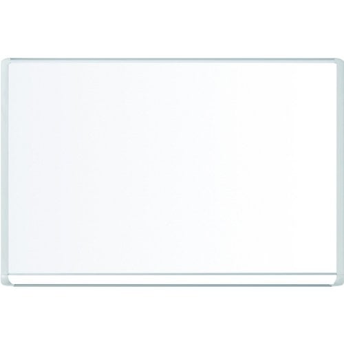 MasterVision Magnetic Gold Ultra 48" x 72" Whiteboard with  Aluminum/White Plastic Frame