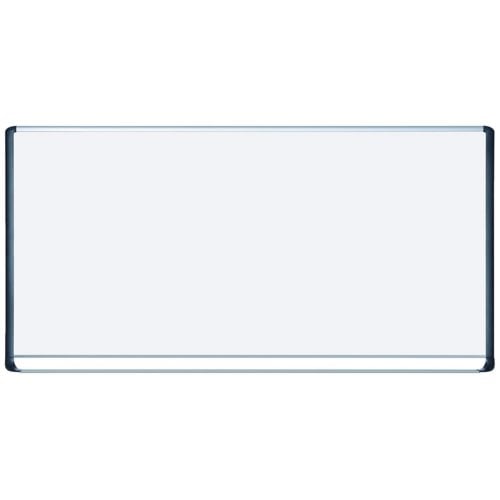 MasterVision Magnetic Gold Ultra Whiteboard with Aluminum/Black Plastic Frame