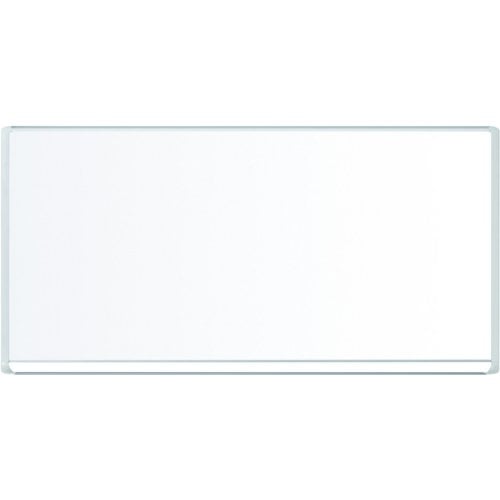 MasterVision Magnetic Gold Ultra 48" x 96" Whiteboard with  Aluminum/White Plastic Frame
