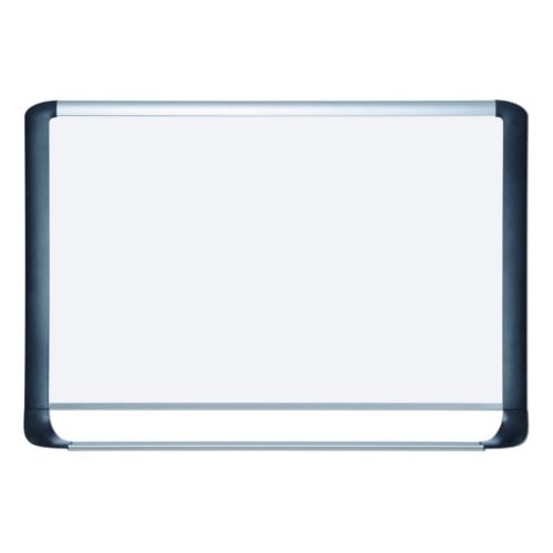 MasterVision Magnetic Gold Ultra 24" x 36" Whiteboard with  Aluminum/Black Plastic Frame