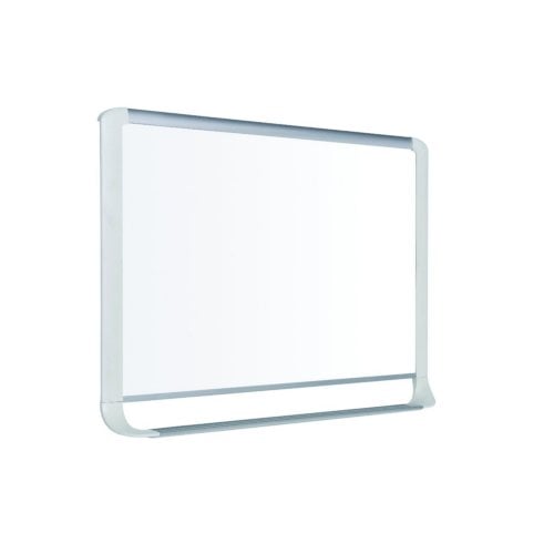MasterVision Magnetic Gold Ultra 36" x 48" Whiteboard with  Aluminum/White Plastic Frame