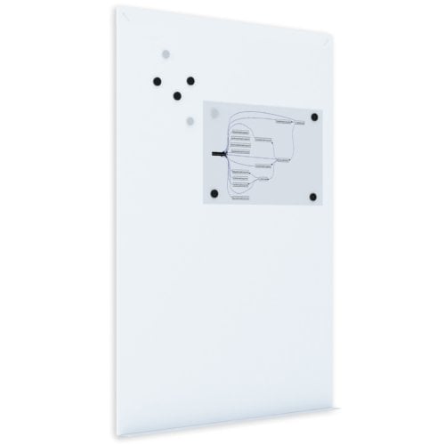 MasterVision 29.5" x 45" Magnetic Tile Whiteboard