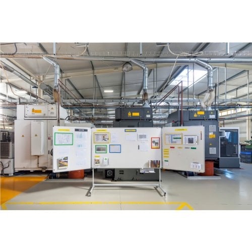 MasterVision Maya Trio Magnetic Steel Mobile Whiteboards