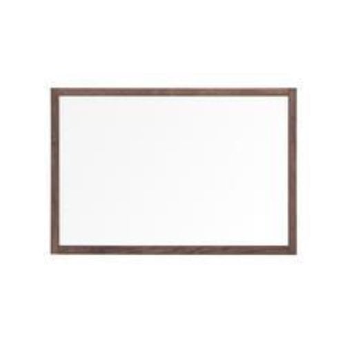 Mastervision Protector Series Attachable 40" x 35" Glass Desktop Board/Screen with Wood Frame