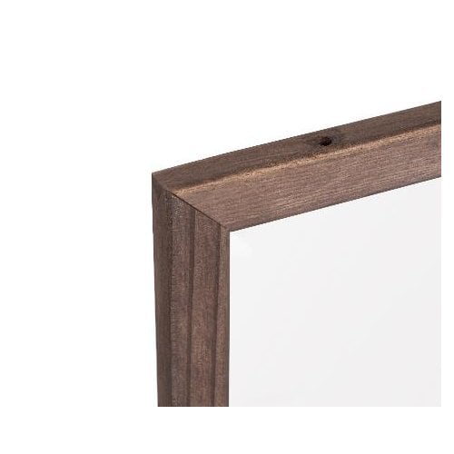 Mastervision Protector Series Attachable 35" x 23" Glass Desktop Board/Screen with Wood Frame