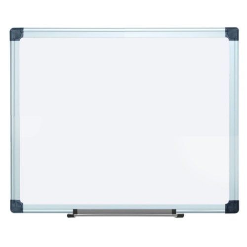 MasterVision Super Value Maya 36" x 48" Magnetic Porcelain Whiteboard