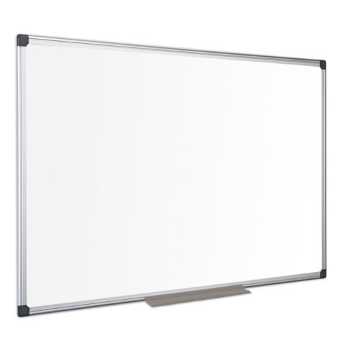 MasterVision Super Value Maya 18" x 24" Magnetic  Lacquered Steel Whiteboard