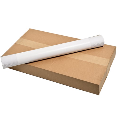 MasterVision Super Value White Repositionable Easel Pad Roll (30sheets/pad) - 2 Rolls