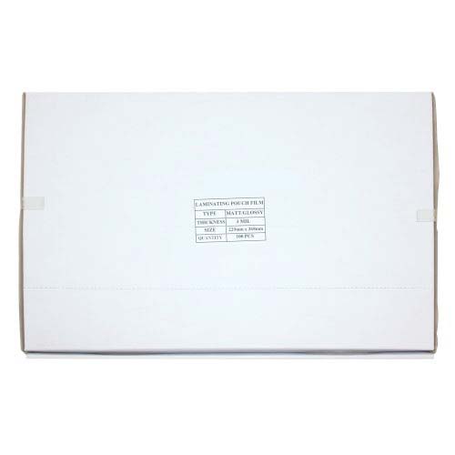 Matte Clear Legal Size Laminating Pouches - 100pk