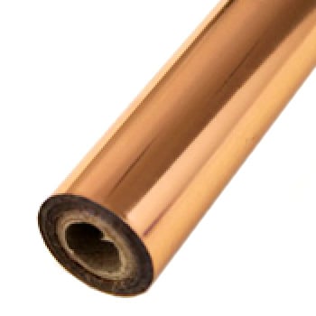 Copper Metallic 12" x 500' Laminating / Toner Fusing Foil - 2 Rolls