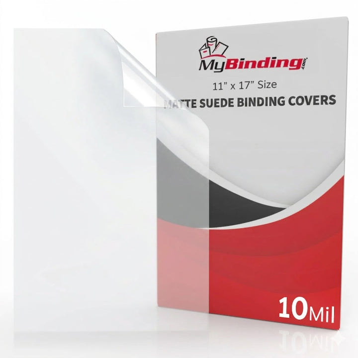 10mil Matte Suede 11" x 17" Binding Covers [No tissue] - 100pk