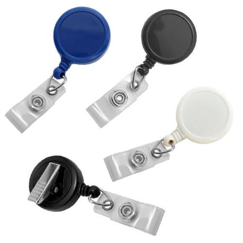 Max Label Round Badge Reel with Swivel Clip - 25pk