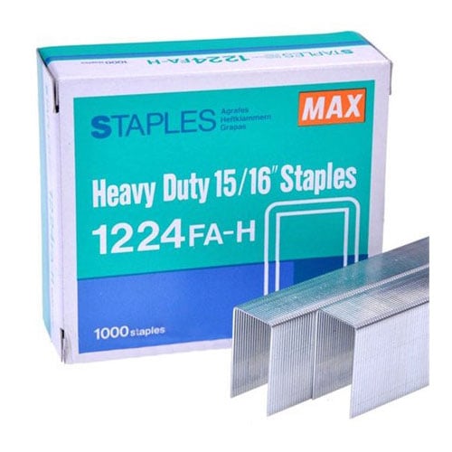 Max Staples For The HD-12N Series and HD-12F - 1000pk