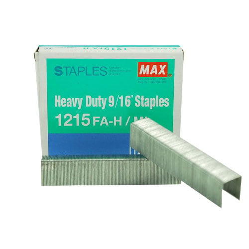 Max Staples For The HD-12N Series and HD-12F - 1000pk