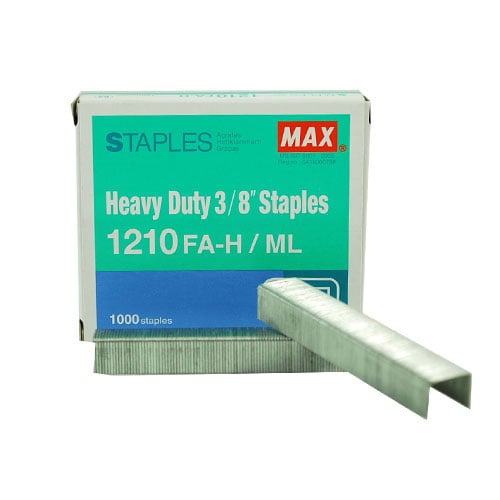Max Staples For The HD-12N Series and HD-12F - 1000pk