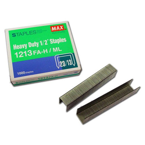 Max Staples For The HD-12N Series and HD-12F - 1000pk