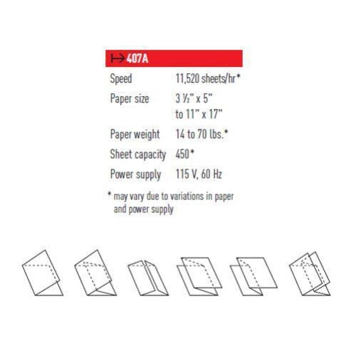 MBM 407A Paper Folder