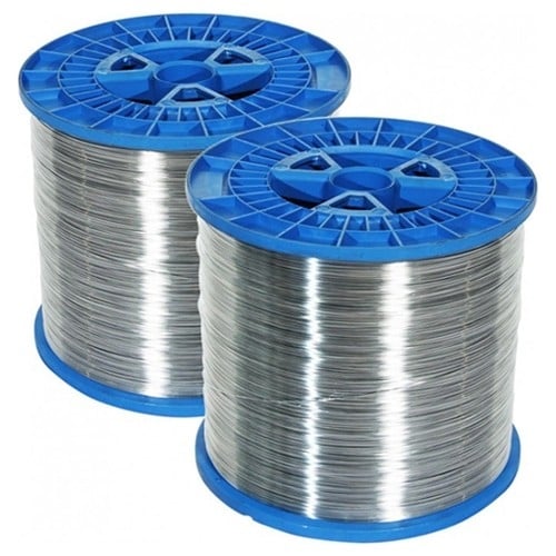 MBM 25 Gauge Round Stitching Wire 5 lb. Spool - 2 per carton