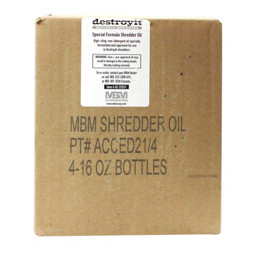 MBM DestroyIt Shredder Oil - 1 Pint Bottle (4pk)