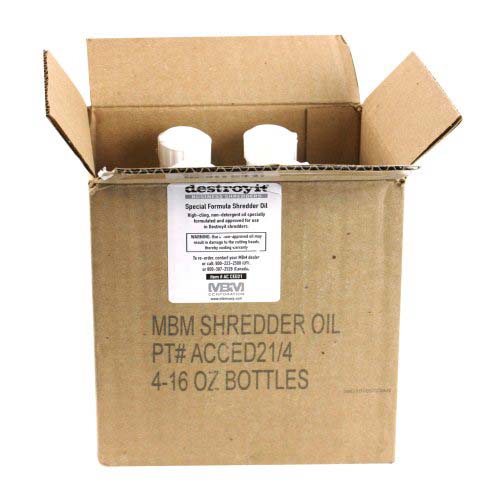 MBM DestroyIt Shredder Oil - 1 Pint Bottle (4pk)
