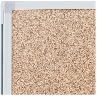 Mead Natural Cork  Bulletin Board with Aluminum Frame