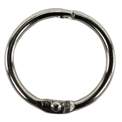 Metal Loose Leaf Rings - 100pk