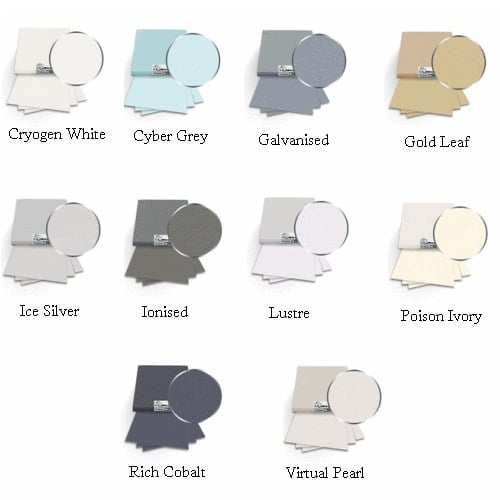 9" x 11" Metallics Binding Covers With Windows - 50 Sets (Index Allowance)