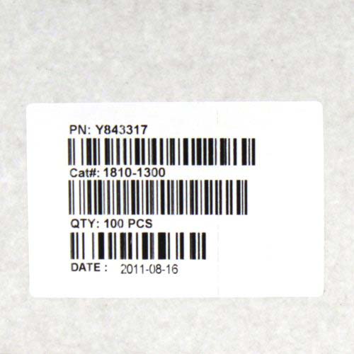 Military Size Horizontal Clear Vinyl Badge Holders with Clips - 100pk