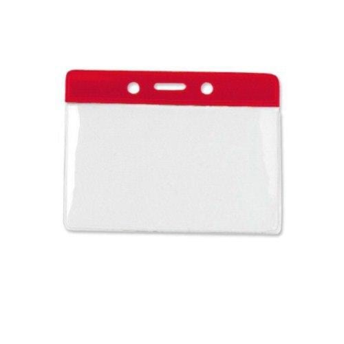 Military Size Horizontal Color-Bar Badge Holders - 100pk