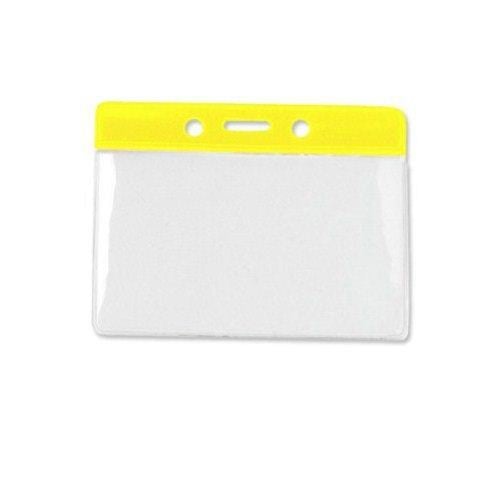 Military Size Horizontal Color-Bar Badge Holders - 100pk