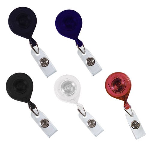 Mini-Bak Badge Reel with Strap and Belt Clip - 25pk