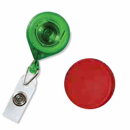 Mini-Bak Badge Reel with Strap and Belt Clip - 25pk