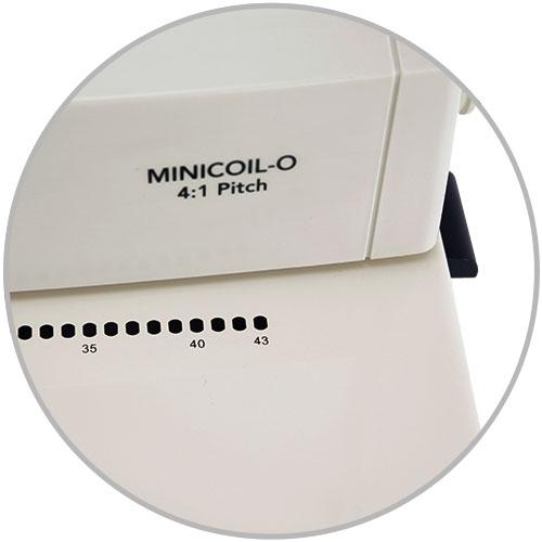 MINICOIL Manual Coil Binding Machine - Round Hole