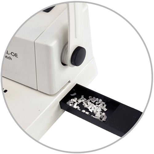 MINICOIL Manual Coil Punch with Electric Inserter - Oval Hole
