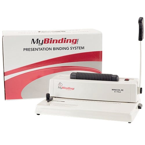 NO STOCK - MINICOIL Manual Coil Punch with Electric Inserter - Round Hole - Refurbished