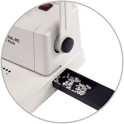 NO STOCK - MINICOIL Manual Coil Punch with Electric Inserter - Round Hole - Refurbished