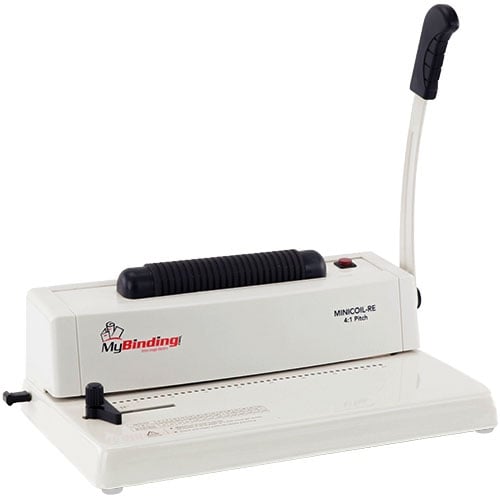 NO STOCK - MINICOIL Manual Coil Punch with Electric Inserter - Round Hole - Refurbished