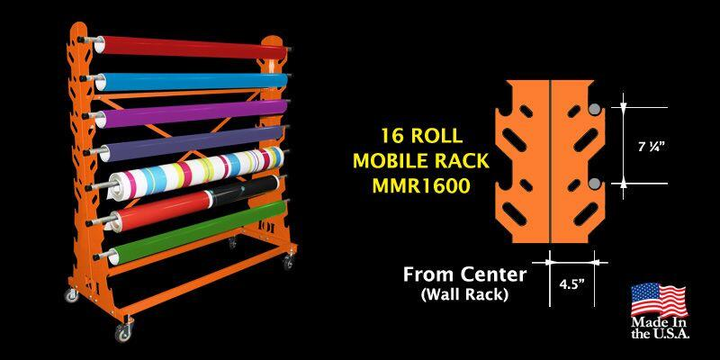 Mondo Media Roll Mobile Rack