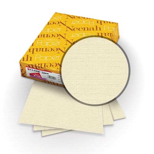 Monterey Sand 80lb A4 Size Classic Linen Cover - 25pk