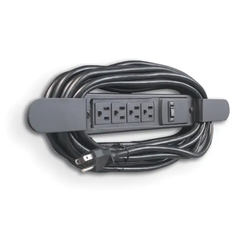 MooreCo Balt 4-Outlet with 25' Cord Power Strip w/ Surge Protector - 66450