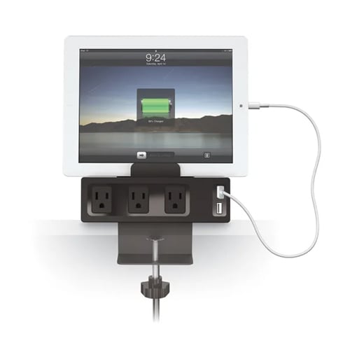 MooreCo Balt Clamp Mount Outlet and USB Charger - 66675