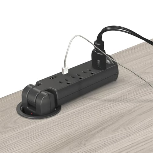 MooreCo Balt Pop-Up Grommet Outlet & USB Charger - 66666