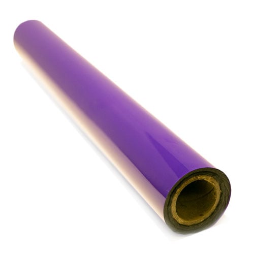 Purple Pigment 12" x 100' Laminating / Toner Fusing Foil - 1/2" Core