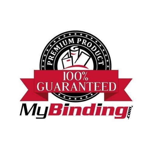 MyBinding 19-Hole Comb Punched 1/11th Cut Single Reverse Collated 110lb Plain Paper Copier Tabs (Reinforced Binding Edge) - 1 Carton