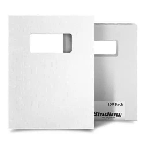 White Linen Binding Covers